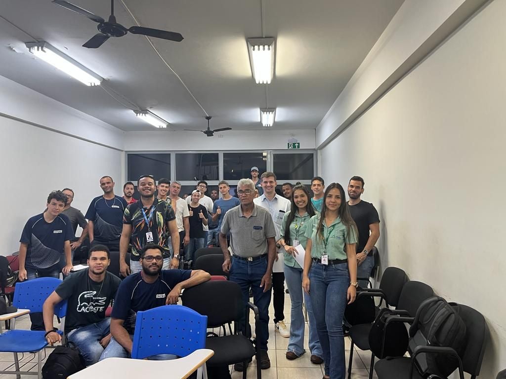 SENAI recebe Gerente Corporativo da Delta para bate-papo com seus alunos