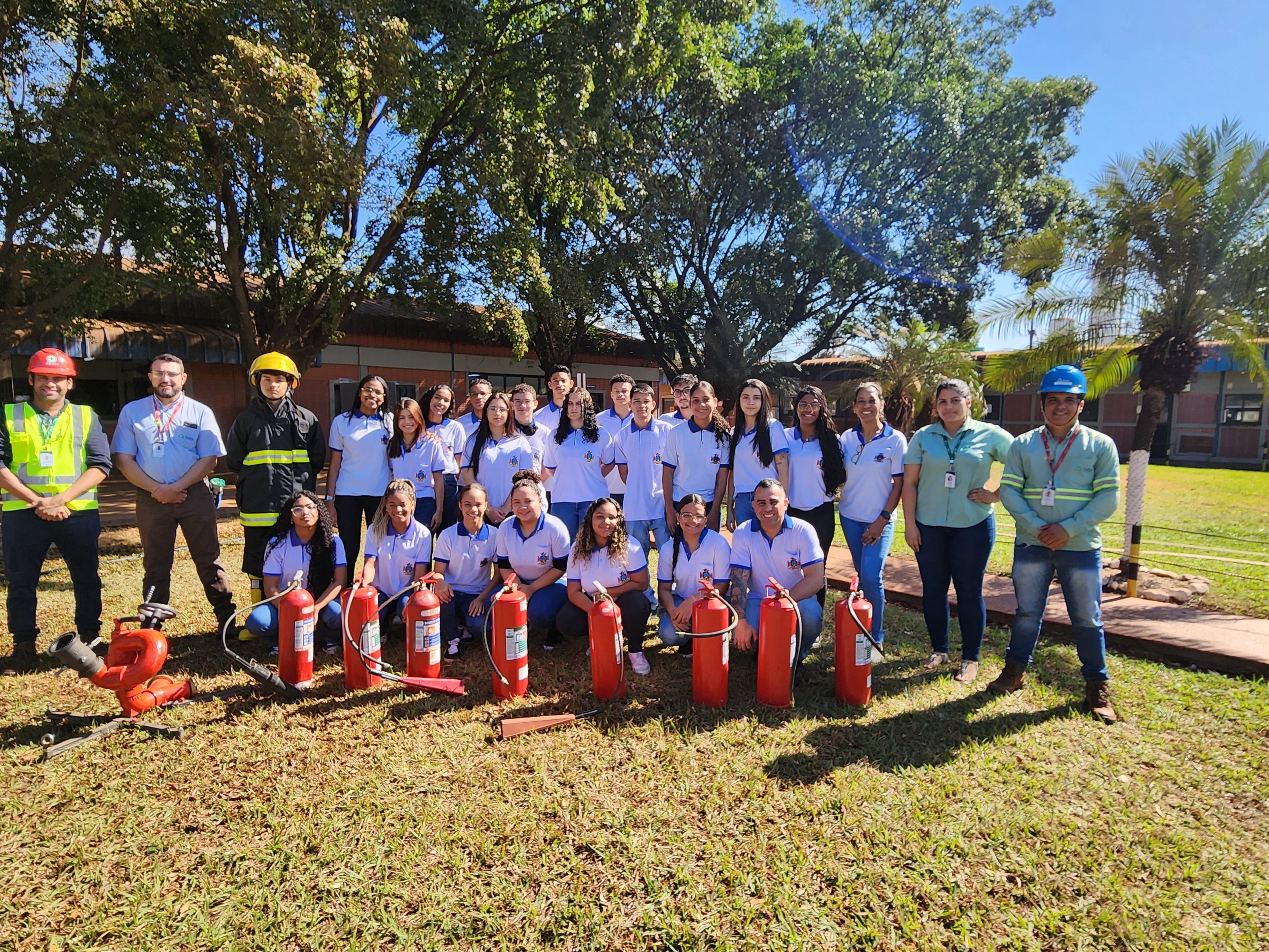 Celebramos o Dia Nacional da Prevenção de Acidentes do Trabalho junto aos jovens da Guarda Mirim