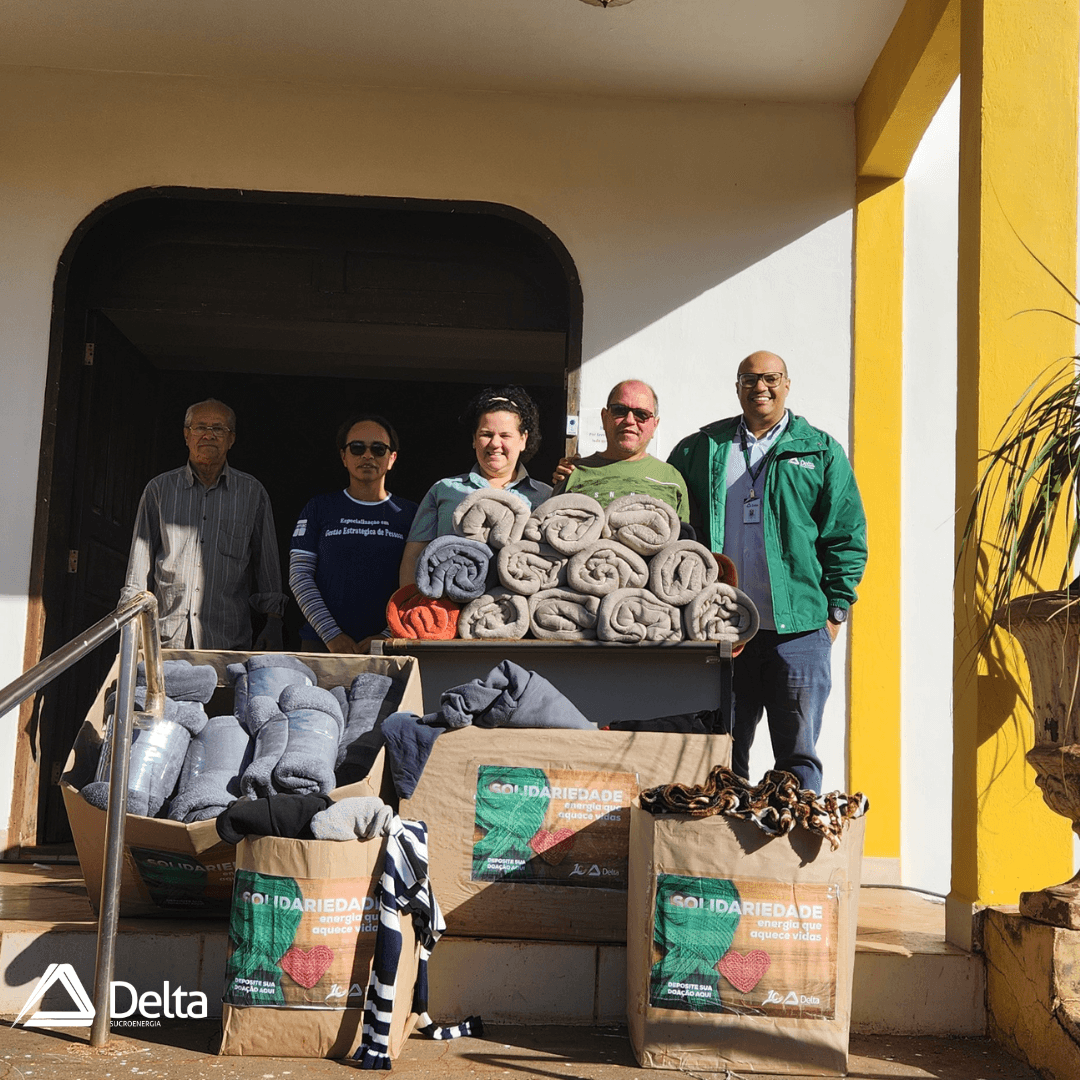 Campanha do Agasalho da Delta arrecada cobertores e roupas destinados às comunidades