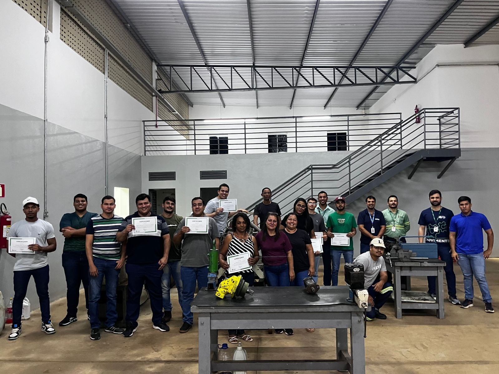 Delta e Senai capacitam 16 novos mecânicos de máquinas agrícolas da comunidade