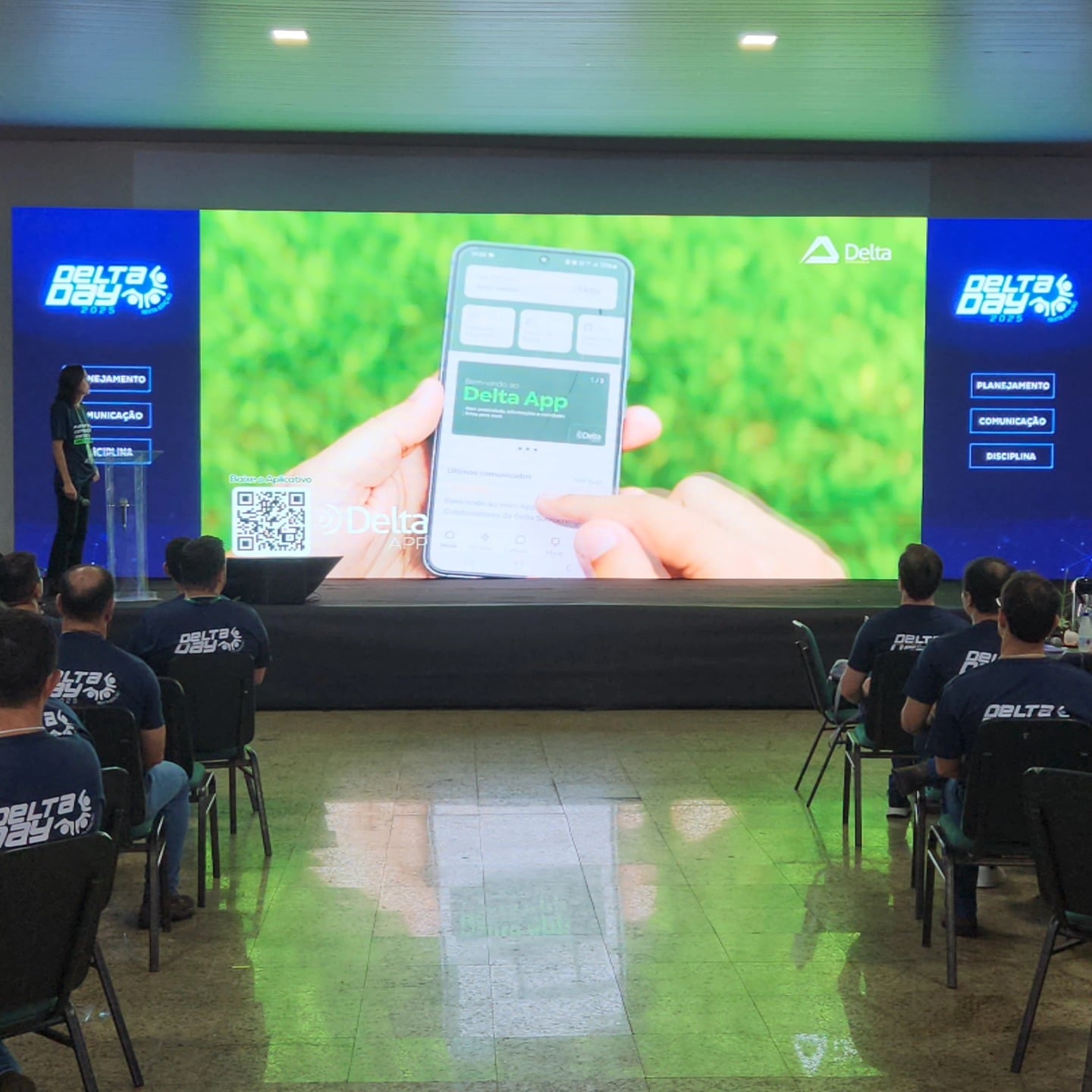 Lançamento do Delta APP, o aplicativo do colaborador