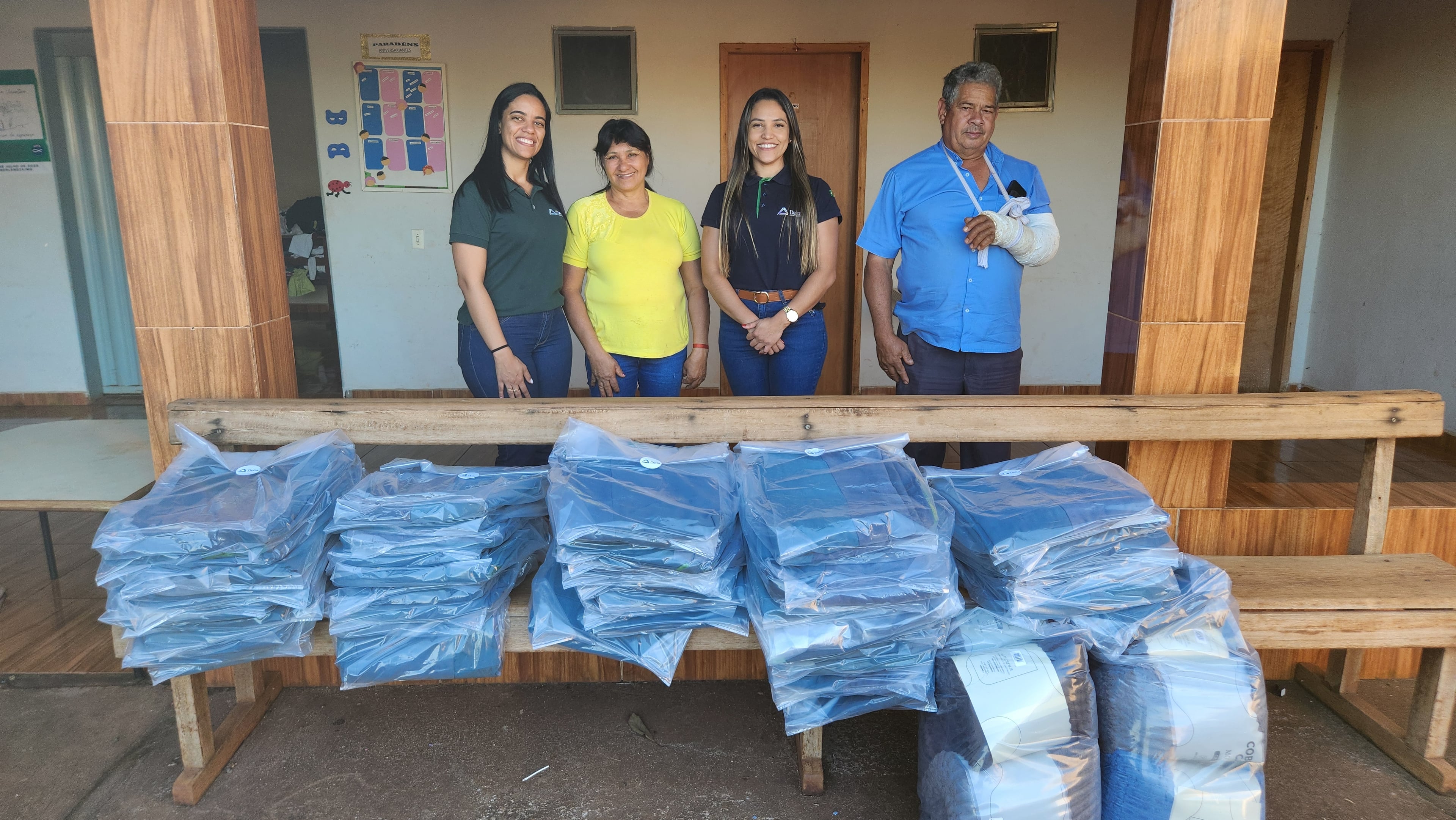 Uniformes que aquecem: solidariedade que transforma