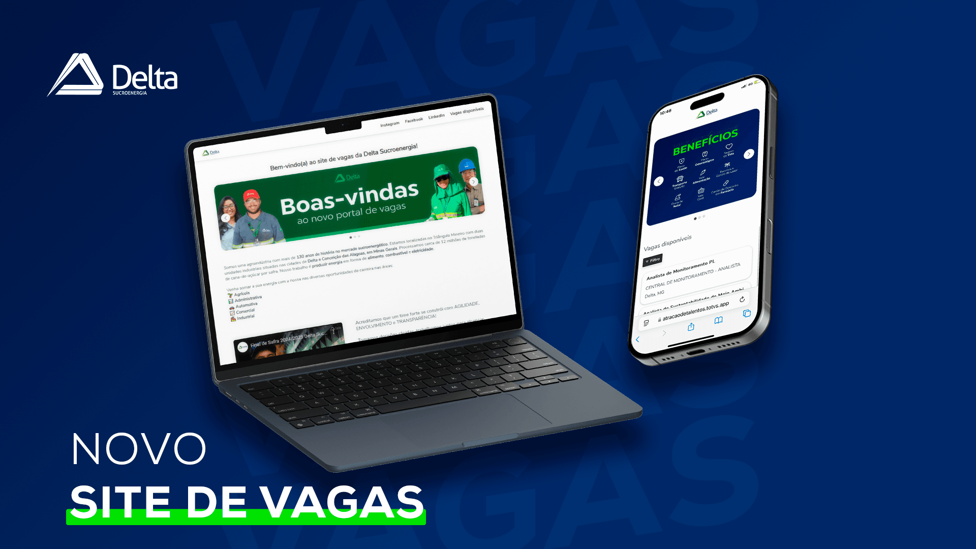 Delta Sucroenergia lança novo site de vagas para conectar talentos à empresa