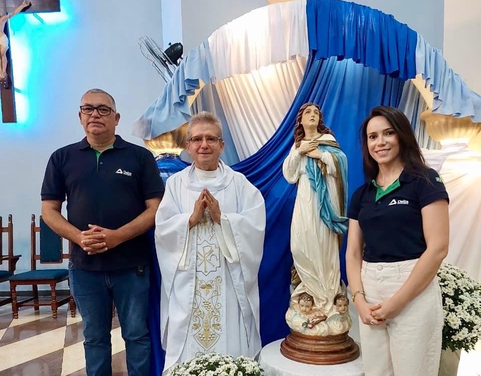 Representantes da Delta participam da novena à Imaculada Conceição