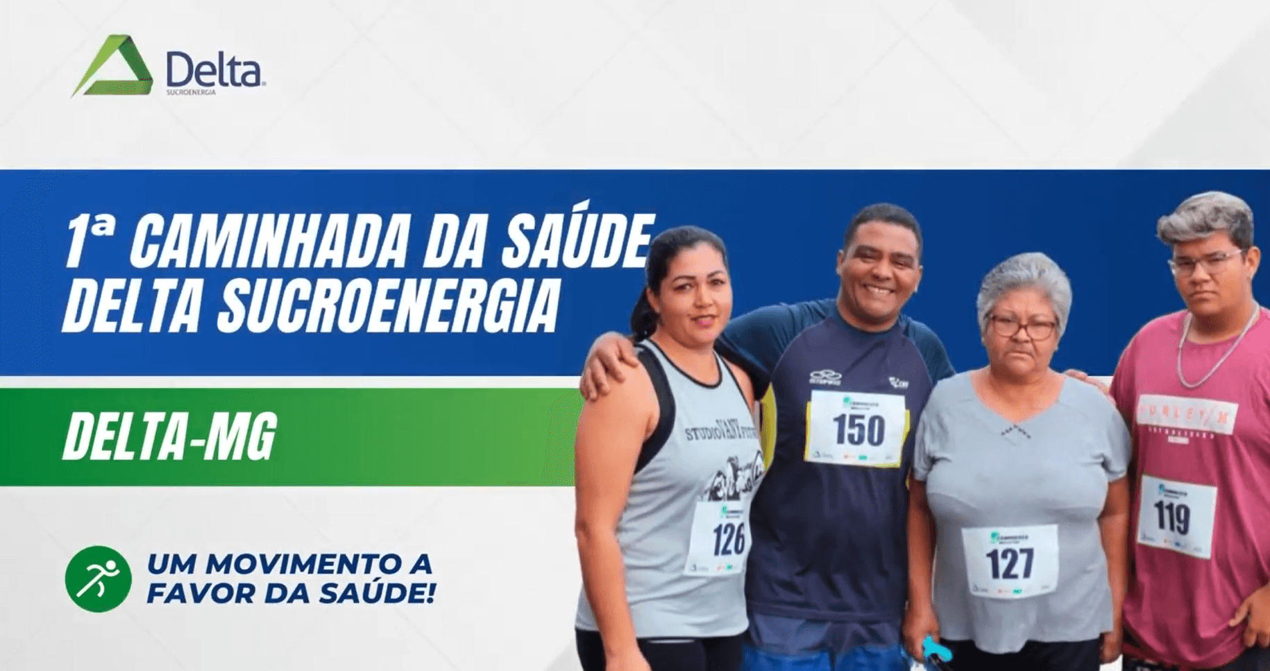 Delta foi a segunda cidade a receber a 1ª Caminhada da Saúde Delta Sucroenergia