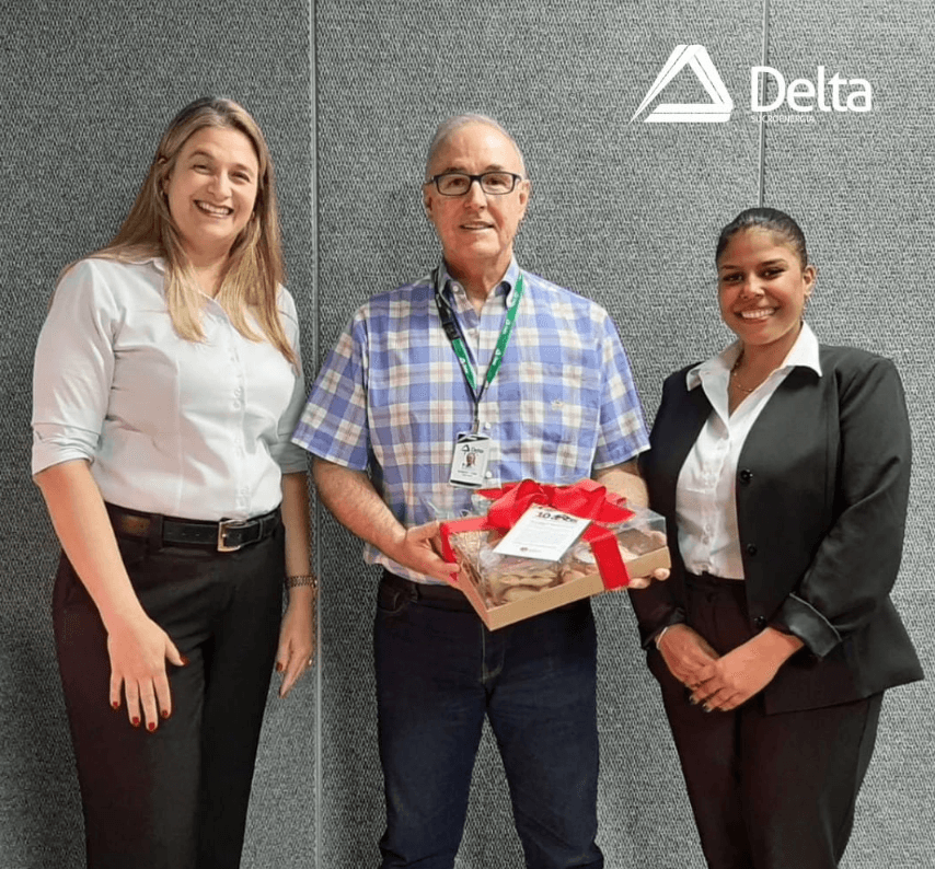 Presidente da Delta, Dr. Robert, recebem representantes da Sabin Uberaba