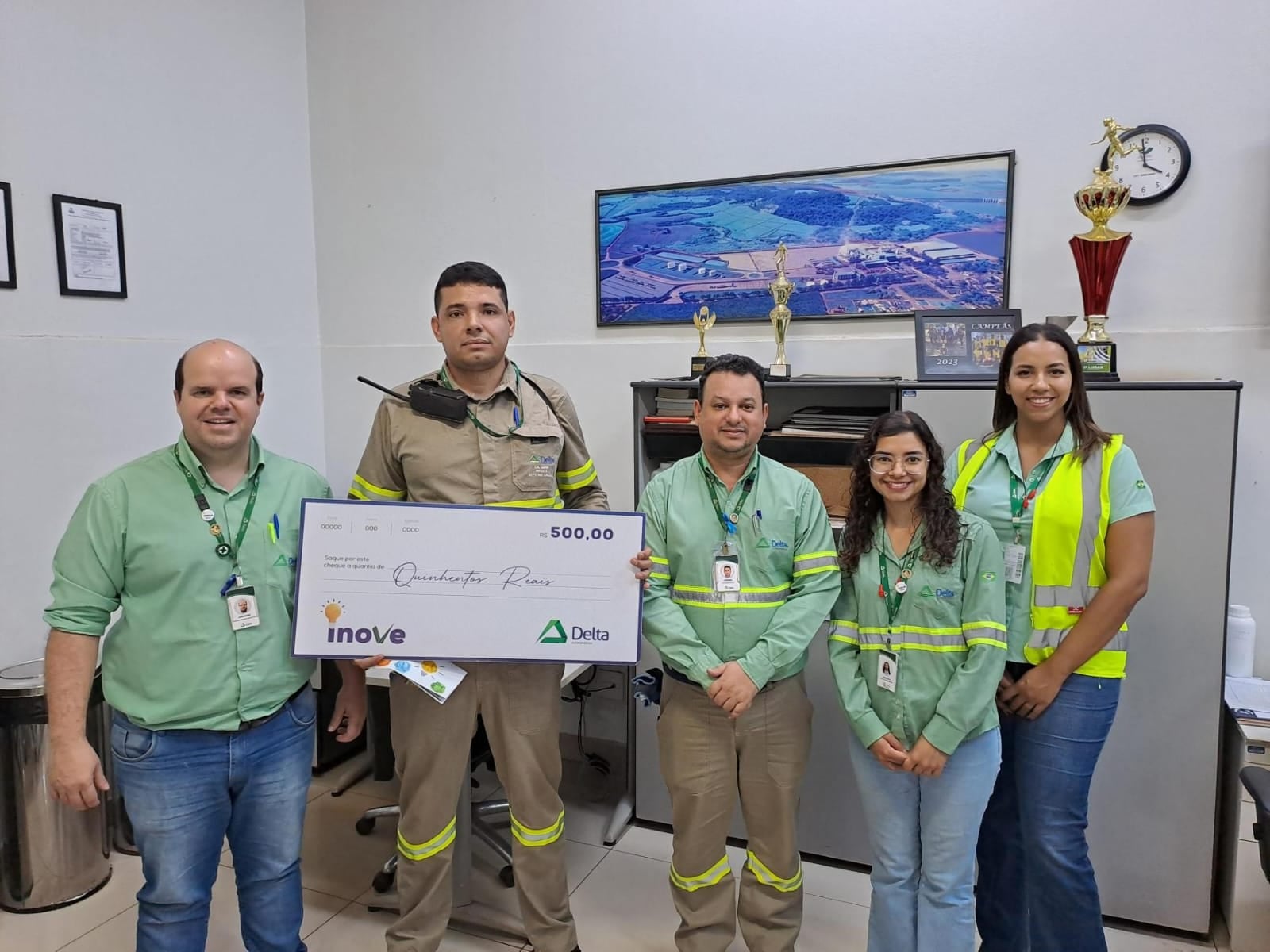 Delta entrega os prêmios do projeto “Inove”